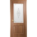 Дверь Новый Стиль "Рока" ПВХ De Luxe (стекло с рисунком Р1) - Фото №2